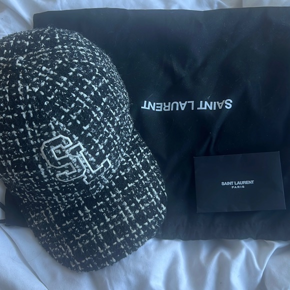 Saint Laurent Accessories - TWEED SAINT LAURENT HAT